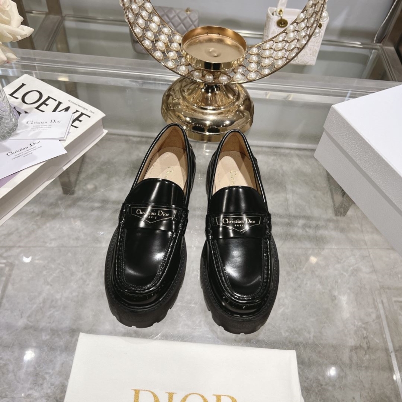 ch**an D*or leather shoes